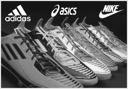 Футбольная обувь: бутсы, кроссовки, шиповки (Adidas, Nike, Asics)