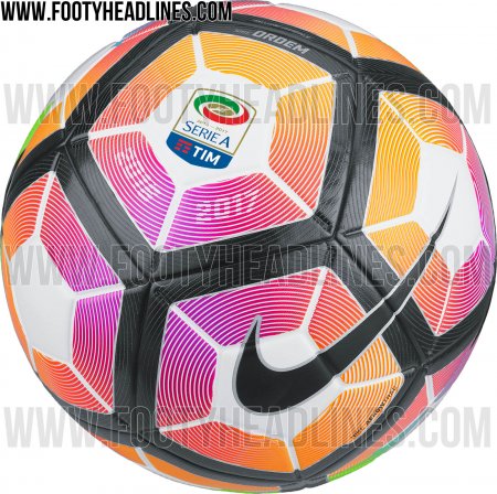 Новый мяч итальянской Серии А на сезон 2016/17
